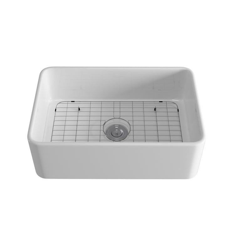 [US Warehouse] Rectangular Ceramic Kitchen Bathroom Vessel Sink, Size: 76.6 x 50.7 x 25.5cm