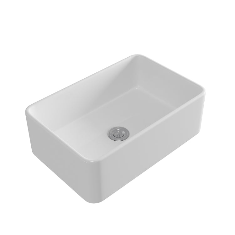 [US Warehouse] Rectangular Ceramic Kitchen Bathroom Vessel Sink, Size: 76.6 x 50.7 x 25.5cm