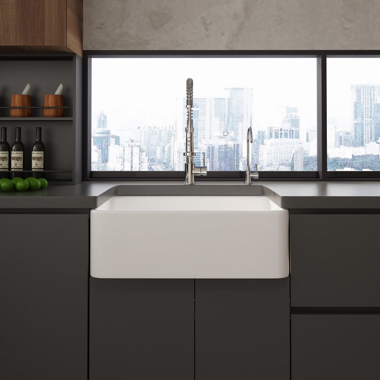 [US Warehouse] Rectangular Ceramic Kitchen Bathroom Vessel Sink, Size: 76.6 x 50.7 x 25.5cm