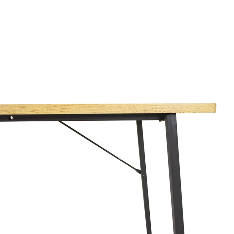 [US Warehouse] Particleboard + Iron Console Table with Two Storage Shelves, Size: 39.5 x 30 x 13.8 inch