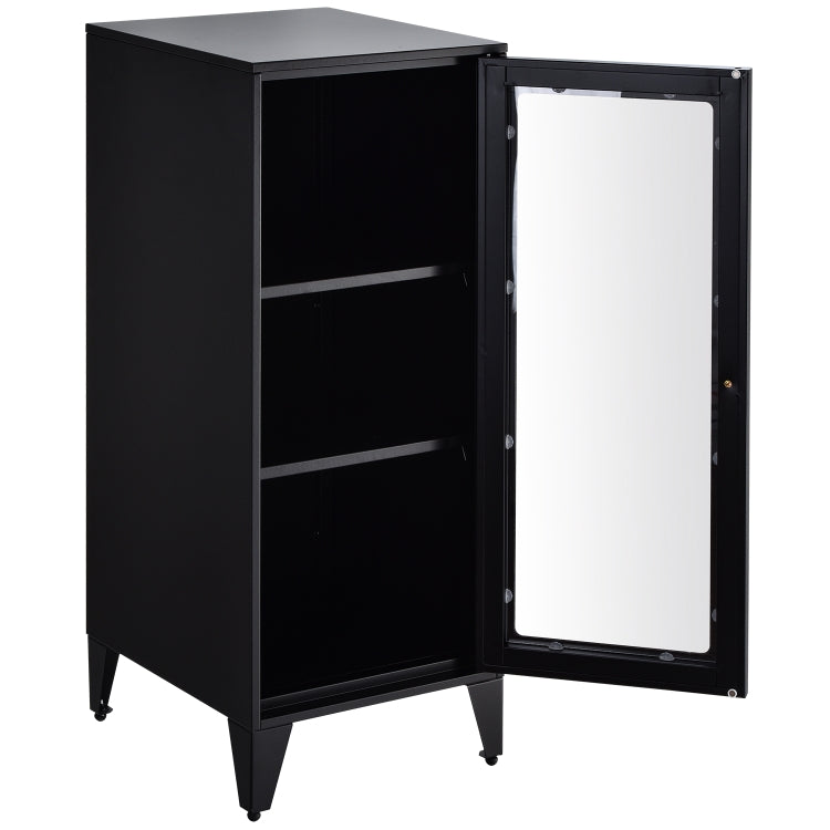 [US Warehouse] Office Lockers with 2 Adjustable Shelves 1 Door File Cabinet