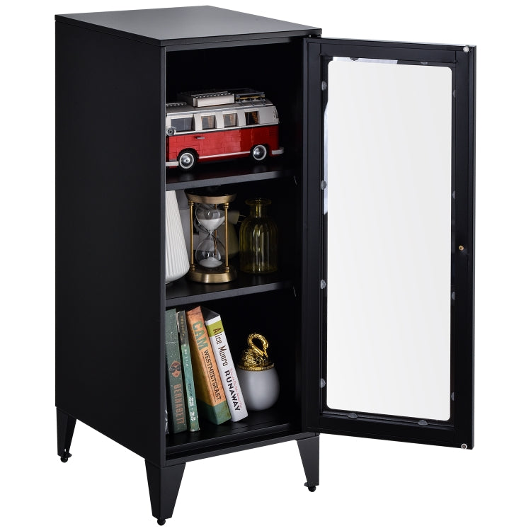 [US Warehouse] Office Lockers with 2 Adjustable Shelves 1 Door File Cabinet