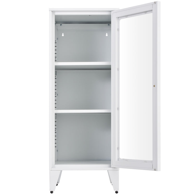 [US Warehouse] Office Lockers with 2 Adjustable Shelves 1 Door File Cabinet