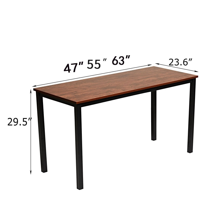 [US Warehouse] Sandalwood Square Modern Desk, Size: 63 inch