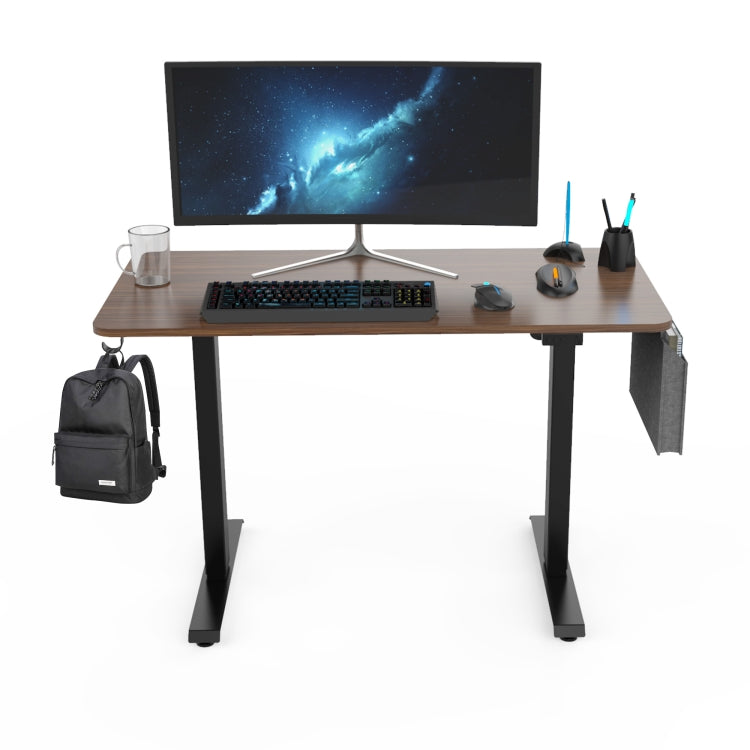 [US Warehouse] Adjustable Electric Standing Desk with Headphone Hook & Storage Bag, Size: 48x24x29-48 inch