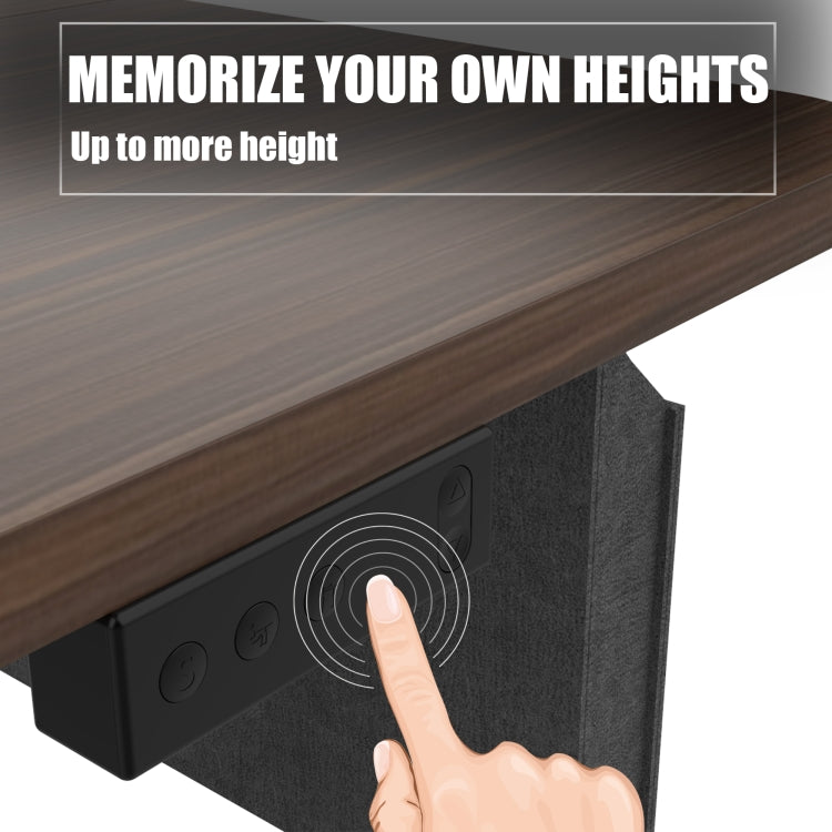 [US Warehouse] Adjustable Electric Standing Desk with Headphone Hook & Storage Bag, Size: 48x24x29-48 inch