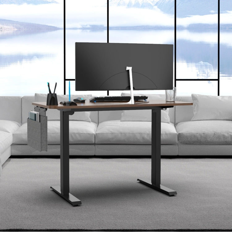 [US Warehouse] Adjustable Electric Standing Desk with Headphone Hook & Storage Bag, Size: 48x24x29-48 inch