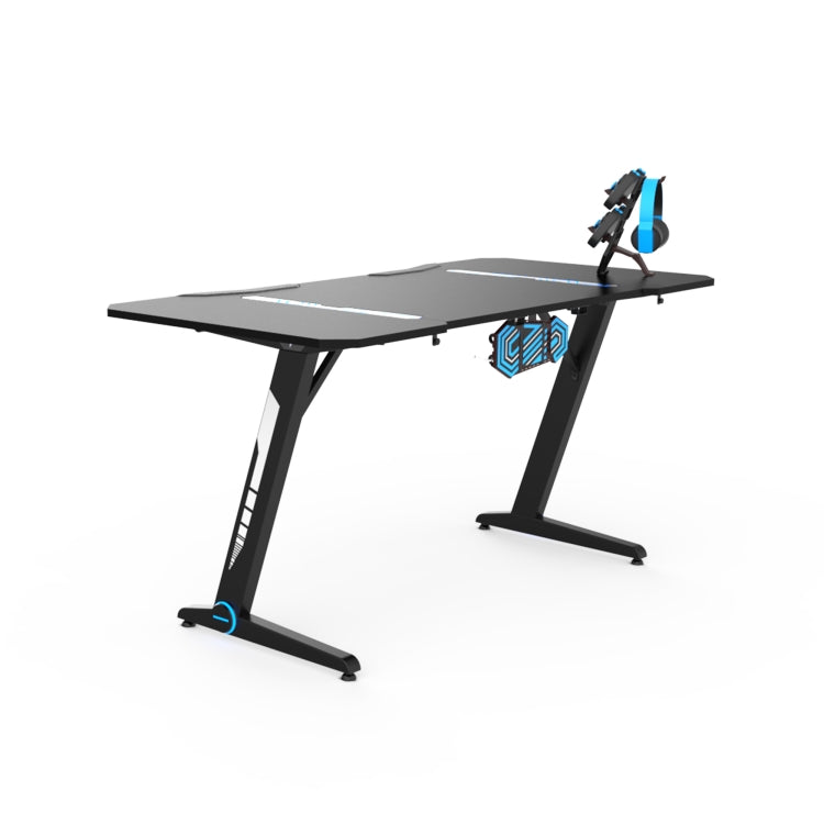 [US Warehouse] Carbon Fiber Texture Game Table with Headphone Holder & Cup Holder & Board Holder & Game Handle Holder, Size: 59.84x29.92x30.43 inch