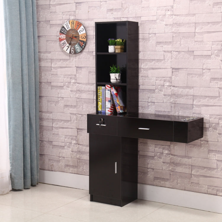 [US Warehouse] Wall Mount Beauty Salon Spa Mirrors Station Hair Styling Station Desk, Size: 170x101x33.5cm