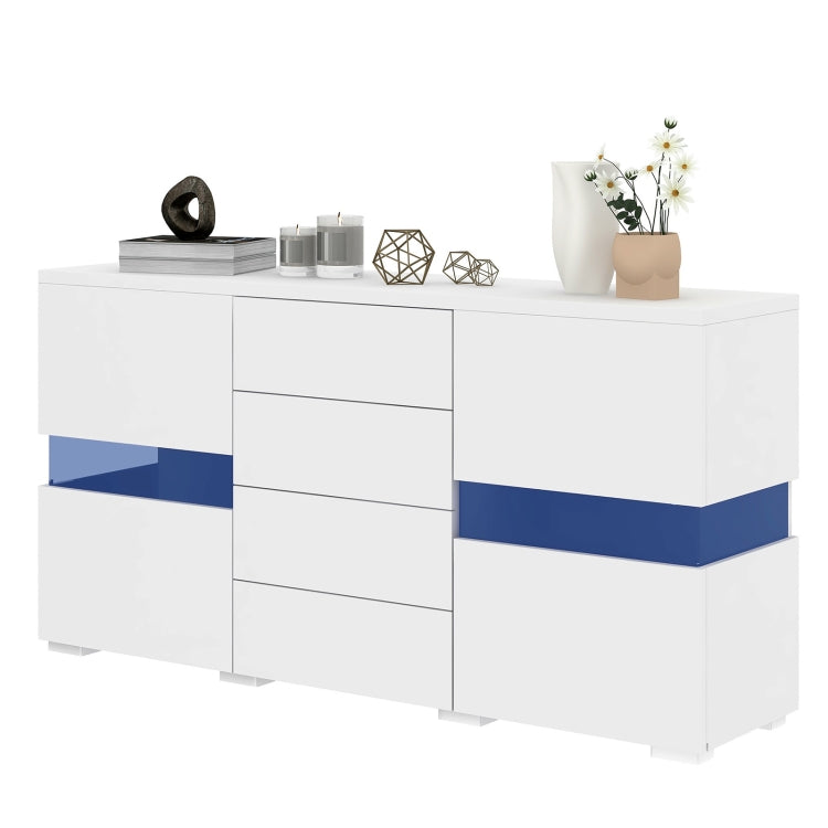 [EU Warehouse] Modern Wooden LED TV Stand Cabinet, Size: 140 x 35 x 72cm