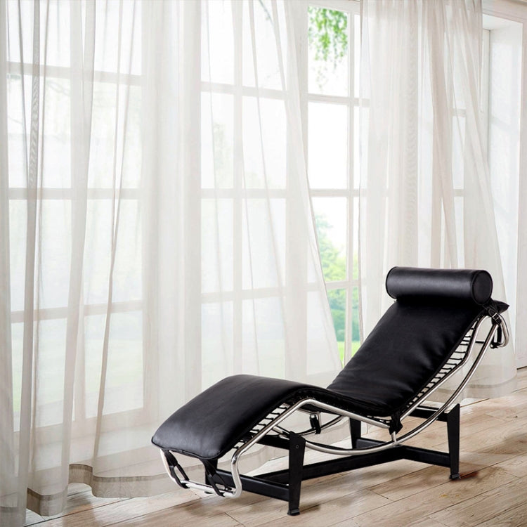 [US Warehouse] LC806A Lazy Sofa Recliner Retro Classic Genuine Leather Chaise Lounges