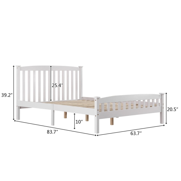 [US Warehouse] Wooden Vertical Bed Queen, Size: 161.7x212.5x99.5cm