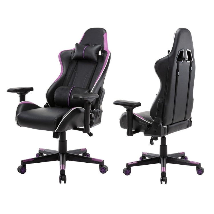 [US Warehouse] OFICINE Ergonomic Gaming Game Chairs with Armrests & Pillows & Casters