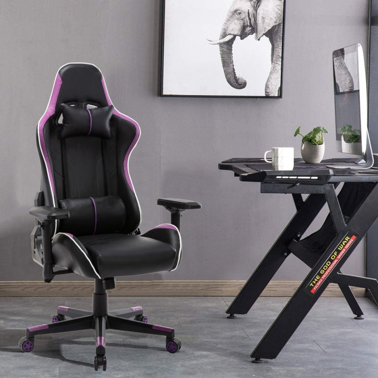 [US Warehouse] OFICINE Ergonomic Gaming Game Chairs with Armrests & Pillows & Casters