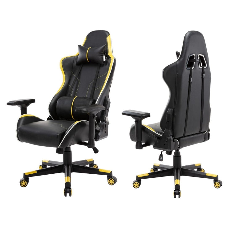 [US Warehouse] OFICINE Ergonomic Gaming Game Chairs with Armrests & Pillows & Casters