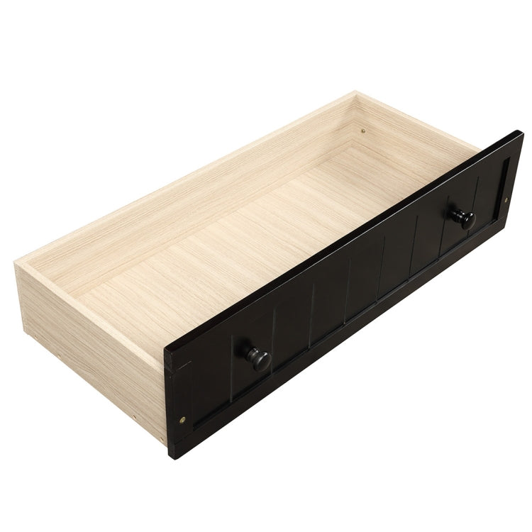 [US Warehouse] Double Wooden Sofa Bed with 2 Drawers, Size: 78.2x42.3x35.4 inch