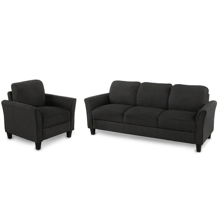 [US Warehouse] Single+Three-seat Sofa, Size: 31.1x29x33 inch, 76x29x33 inch