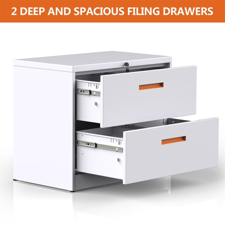 [US Warehouse] Metal Horizontal File Cabinet with Lock, Size: 35.4x28.4x17.7 inch