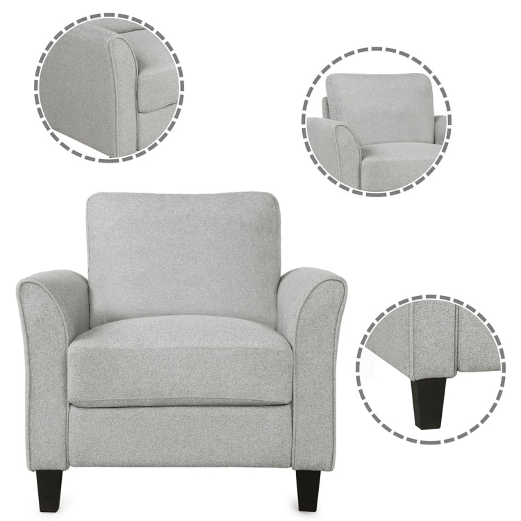 [US Warehouse] Living Room Home Single Sofa, Size: 31.1x29x33 inch