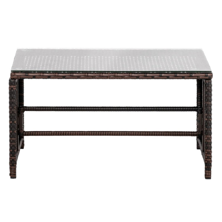 [US Warehouse] Double Seat + Chaise Seat + Tea Table Combination Sofa