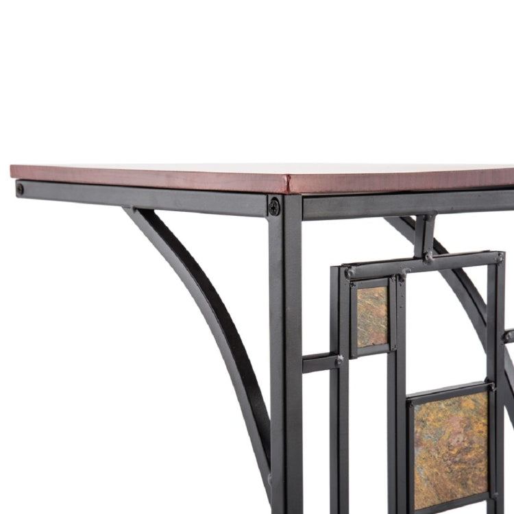 [UK Warehouse] Coffee Table with Gravel Pattern, Size: 30.5x21x54cm