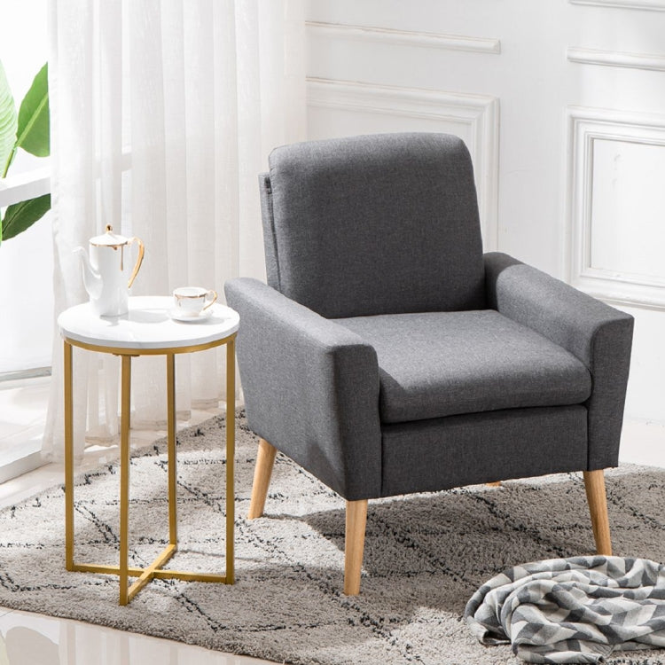 [UK Warehouse] Marble Series Single-layer Round Side Table, Size: 40x40x60cm