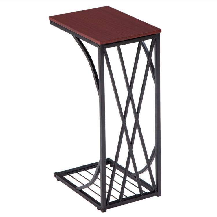 [US Warehouse] C-shaped Sofa Side Table, Size: 30.5x21x54cm