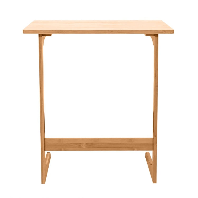 [US Warehouse] L-shaped Bamboo Sofa And Lazy Table, Size: 60x40x65cm