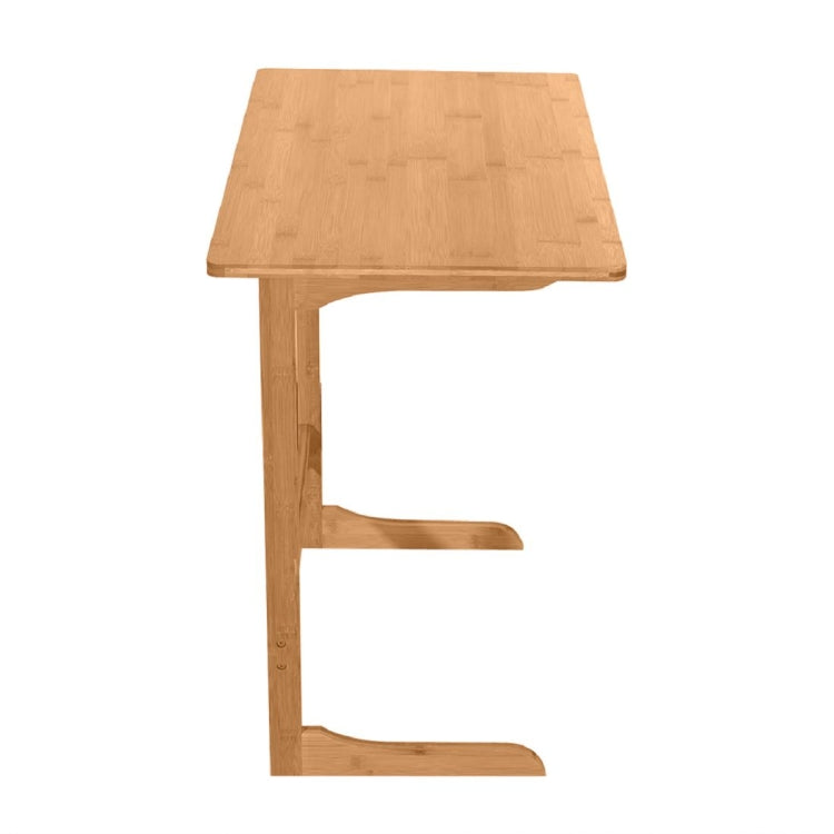 [US Warehouse] L-shaped Bamboo Sofa And Lazy Table, Size: 60x40x65cm