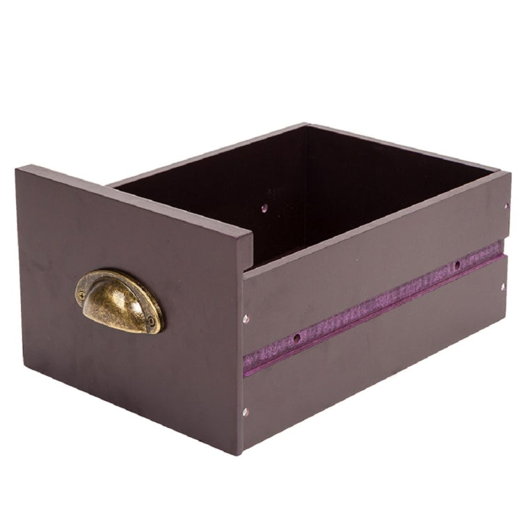 [US Warehouse] Double Coffee Side Table with Drawer, Size: 60.4x30.5x61.3cm