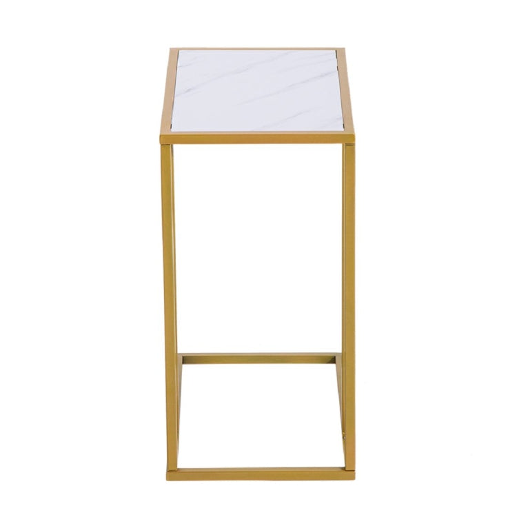 [US Warehouse] Marble Series C-shaped Side Table Lazy Table, Size: 30x48x61cm