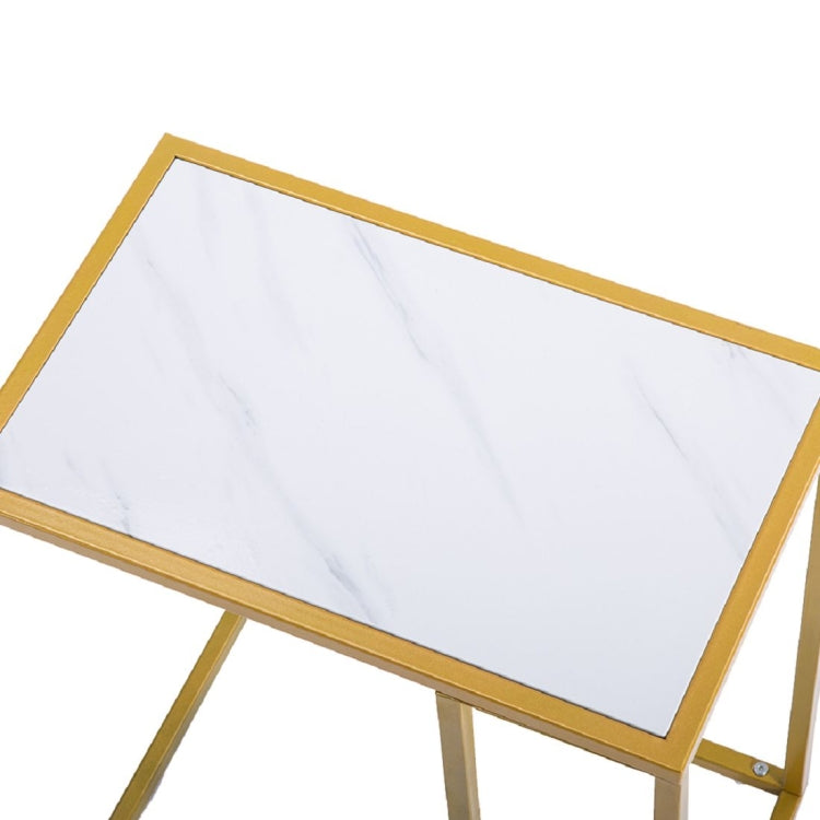 [UK Warehouse] Marble Series C-shaped Side Table Lazy Table, Size: 30x48x61cm