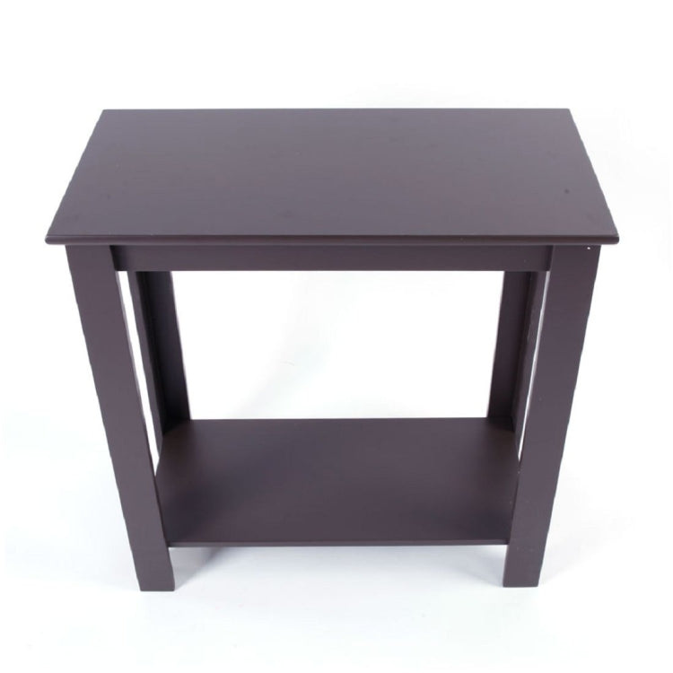 [US Warehouse] Simple Two-layer Sofa Side Table, Size: 60x30x61cm