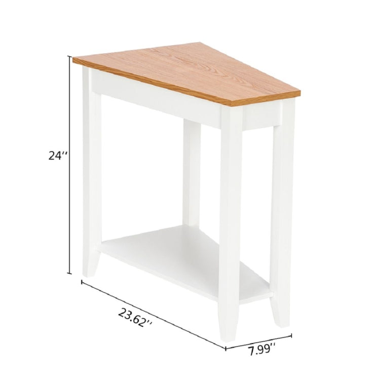 [US Warehouse] Simple Irregular Sofa Side Table, Size: 20.3-40x 60x 61cm