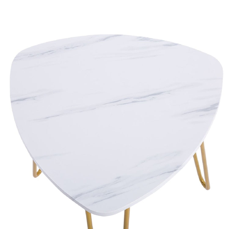 [US Warehouse] Marble series 2 in 1 Triangle Table, Size: 84x83x46cm
