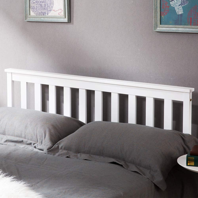 [EU Warehouse] Adult and Child White Pine Double Bed, Size: 140x200cm