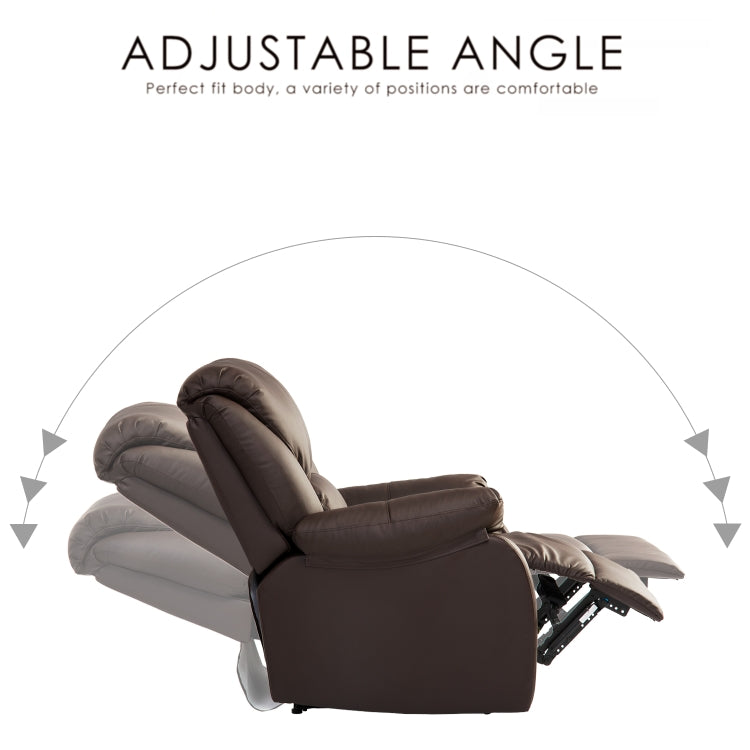 [EU Warehouse] Modern Family Lounge Game Theater Leather Armchair Sofa, Only Send to German Warehouse (Brown)