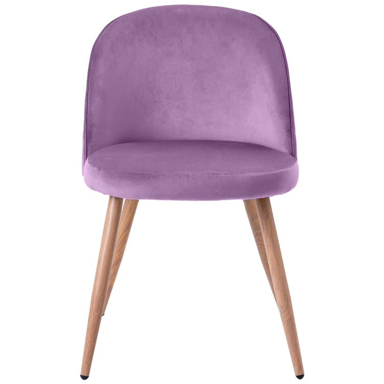 [EU Warehouse] 2 PCS/Set WF190948LAA Simple and Fashionable Dining Chair Living Room Leisure Velvet Upholstered Chair
