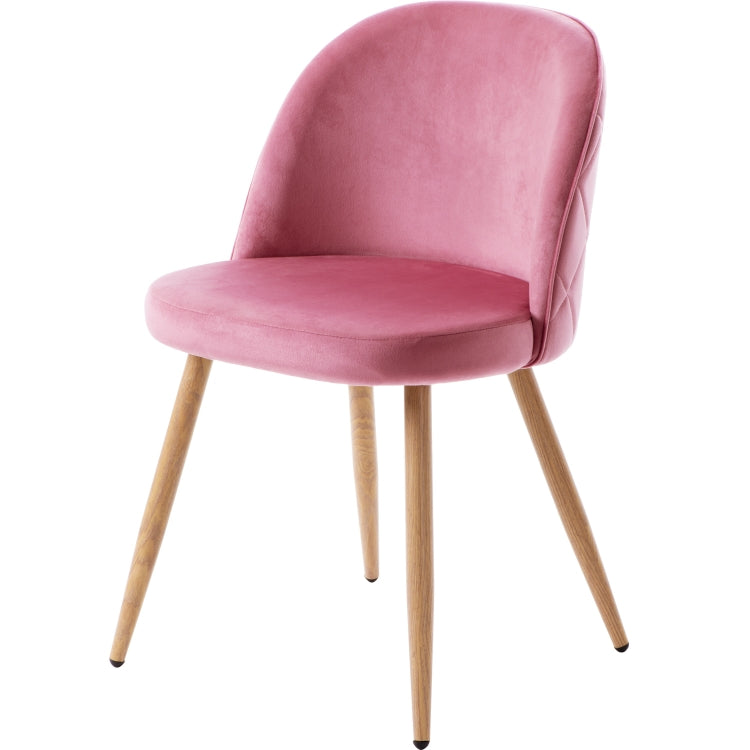 [EU Warehouse] 2 PCS/Set WF190948PAA Simple and Fashionable Dining Chair Living Room Leisure Velvet Upholstered Chair