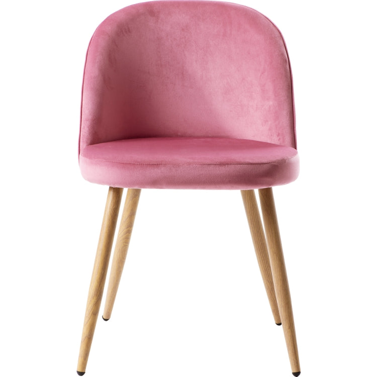 [EU Warehouse] 2 PCS/Set WF190948PAA Simple and Fashionable Dining Chair Living Room Leisure Velvet Upholstered Chair