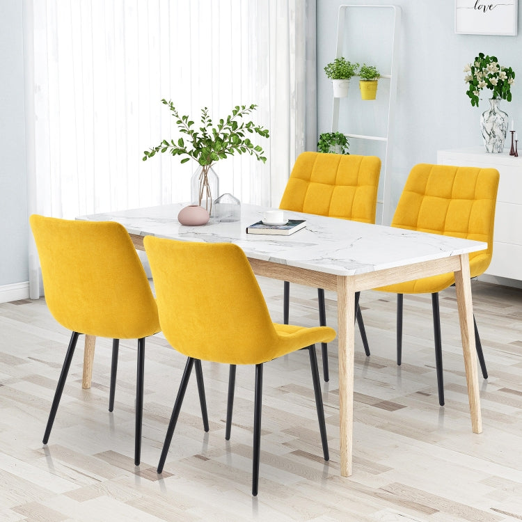 [EU Warehouse] 2 PCS/Set WF191895AAG Simple and Fashionable Casual Dining Chair Fabric Upholstered Chair