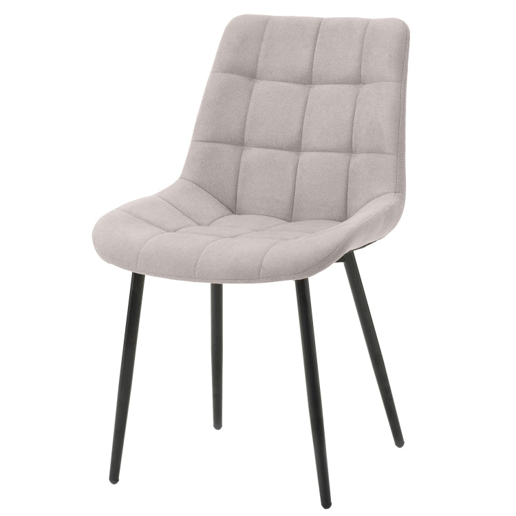 [EU Warehouse] 2 PCS/Set WF191895AAH Simple and Fashionable Casual Dining Chair Fabric Upholstered Chair