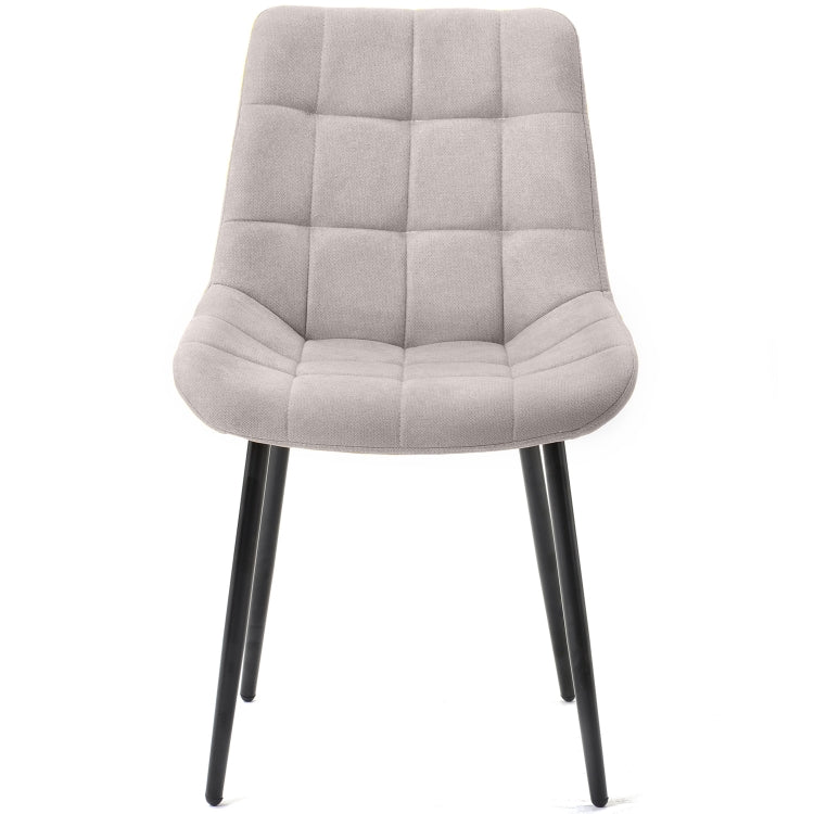 [EU Warehouse] 2 PCS/Set WF191895AAH Simple and Fashionable Casual Dining Chair Fabric Upholstered Chair