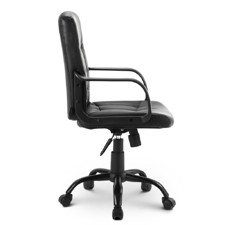 [EU Warehouse] PP035851BAA Office Chair Leatherette Office Chair Height Adjustable Swivel Chair for Office / Living Room