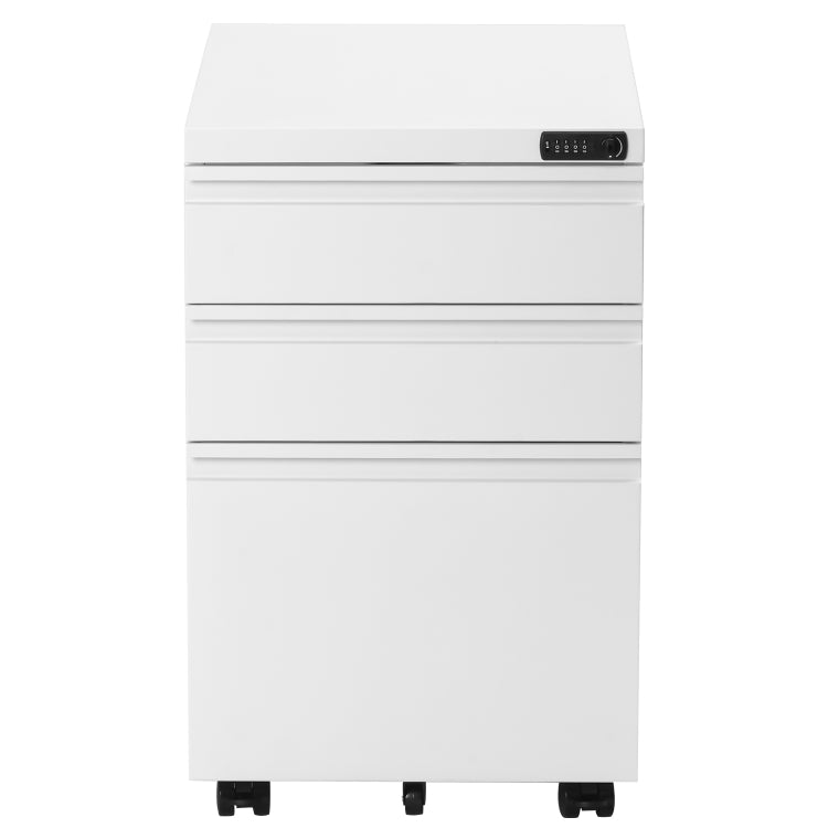 [EU Warehouse] MX193009WAA Mobile Multifunctional File Organizing Drawer Cabinet with Password Lock