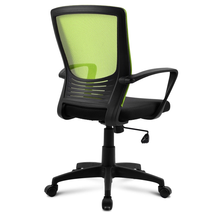 [EU Warehouse] Height Adjustable Office Rotating Computer Chair (Green)