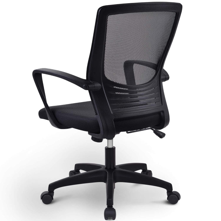 [EU Warehouse] Height Adjustable Office Rotating Computer Chair (Black)