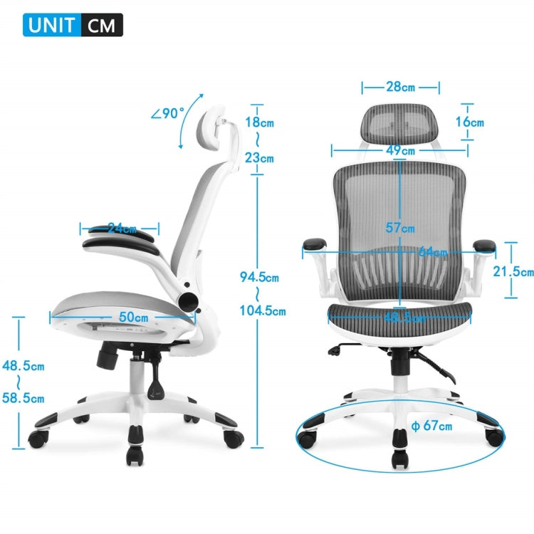 [EU Warehouse] Height Adjustable Office Rotating Computer Chair
