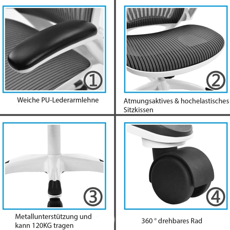 [EU Warehouse] Height Adjustable Office Rotating Computer Chair