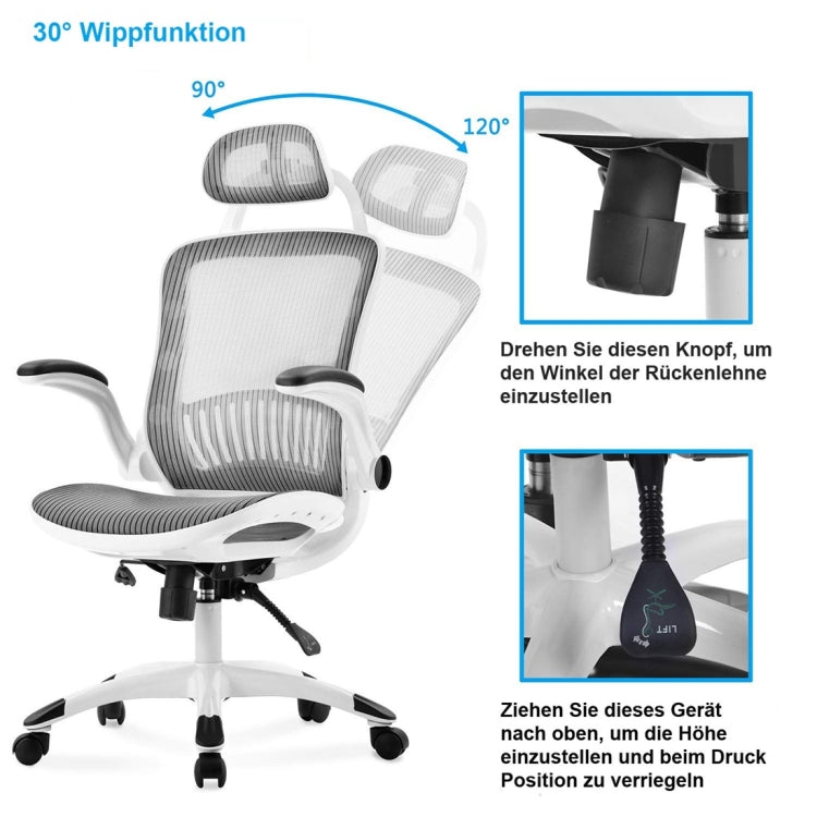 [EU Warehouse] Height Adjustable Office Rotating Computer Chair